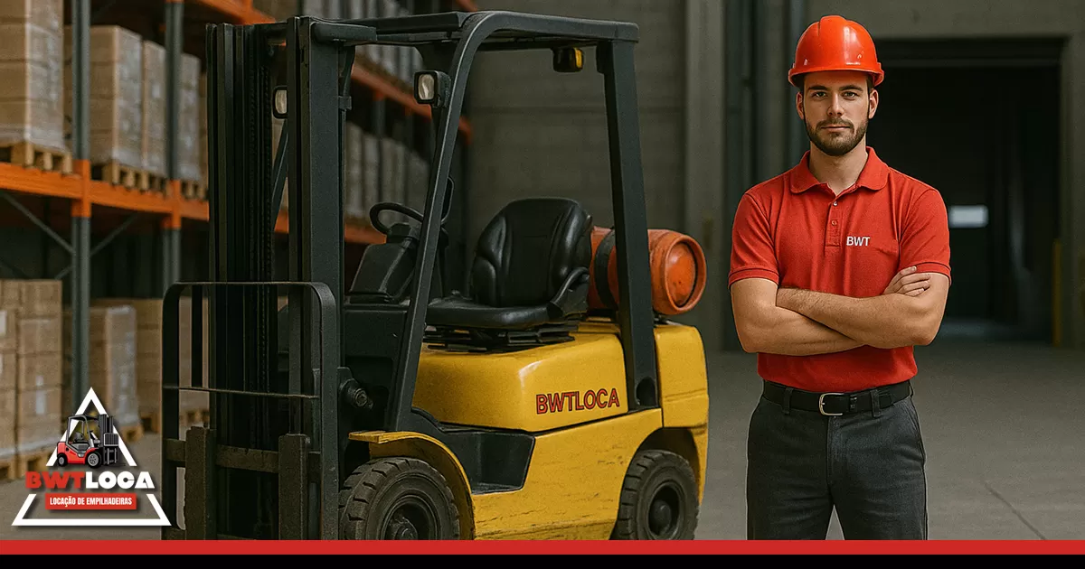 Sua empresa mais produtiva com empilhadeiras industriais locadas